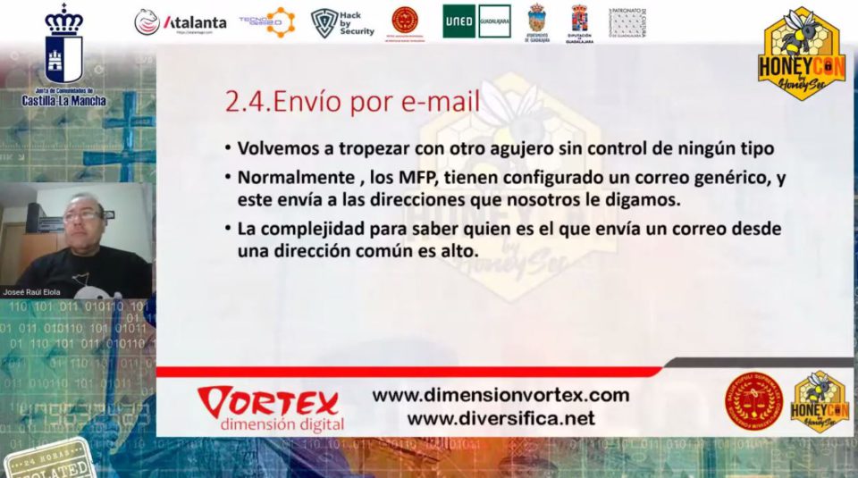 Noticia HoneyCON Raúl Elola