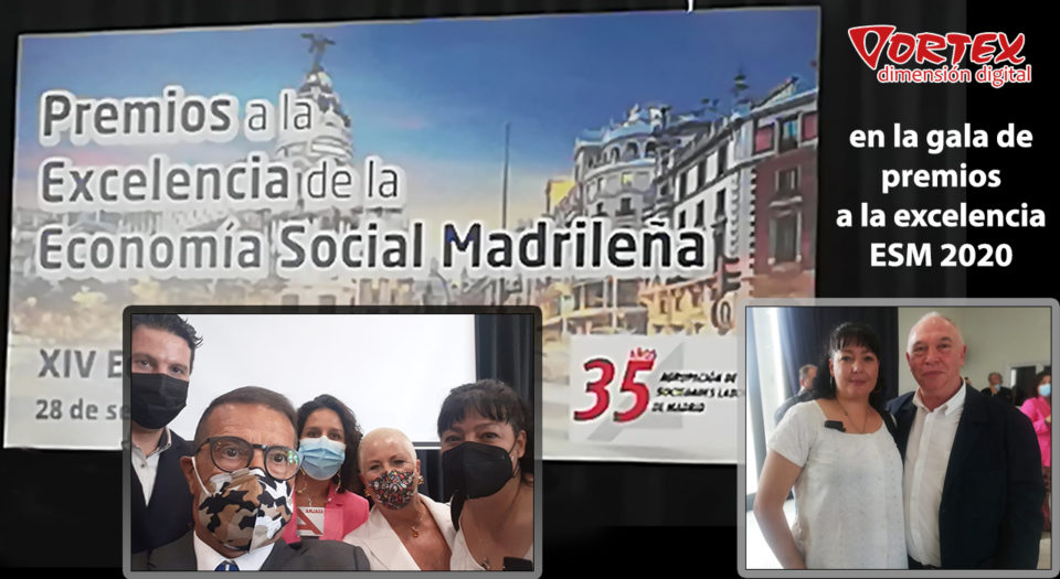 Fotos de galardonados excelencia economia madrilena 2021 Vortex premios