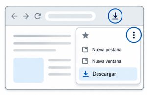 Ir a las descargas del ordenador